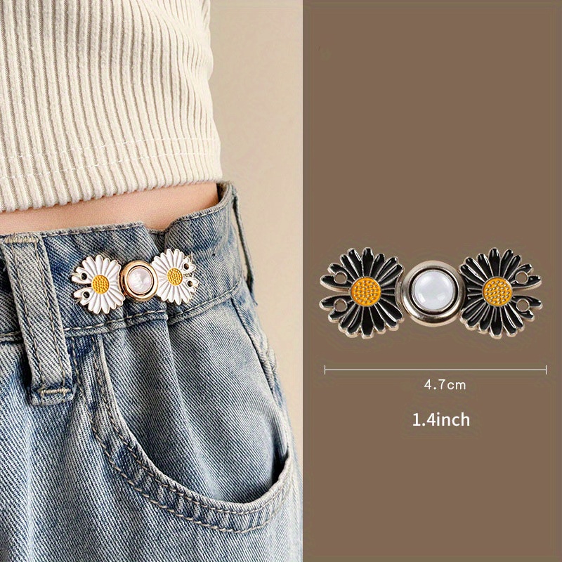 Pant Waist Tightener Instant Jean Buttons For Loose Jeans Pants