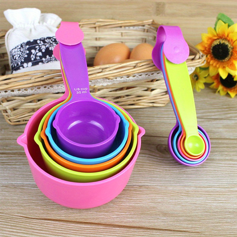 Plastic Measuring Spoon Measuring Cup Baking Tools Diy Cake - Temu