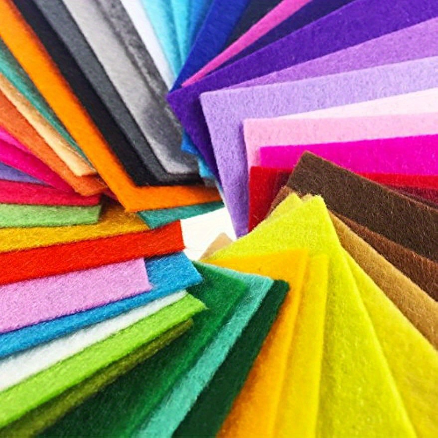 Assorted Color Felt Fabric Sheets Patchwork Sewing Diy Craft - Temu United  Kingdom