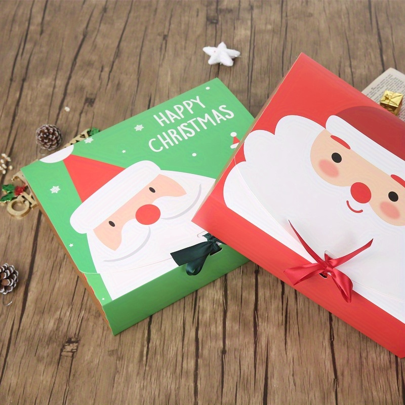 Christmas Cookie Boxes Set 2 Sizes, Xmas Cupcake Boxes, Cute Gift Box,  Macarons, Chocolate Box, Christmas Gift Box 