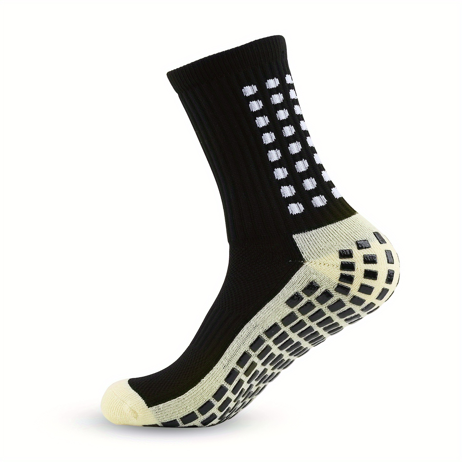 Anti slip Sport Socks Athletic Socks Non slip Rubber Grip - Temu