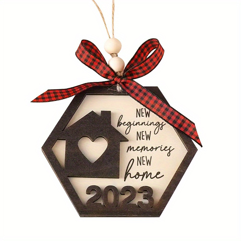 1pc,New Beginnings New memories,New Home 2023,House Warming Gifts