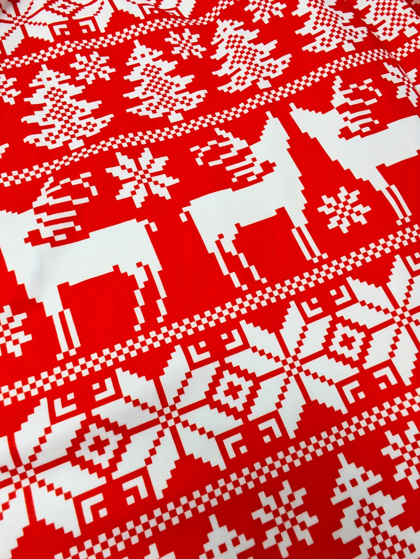 Leopard Christmas Pajamas Set