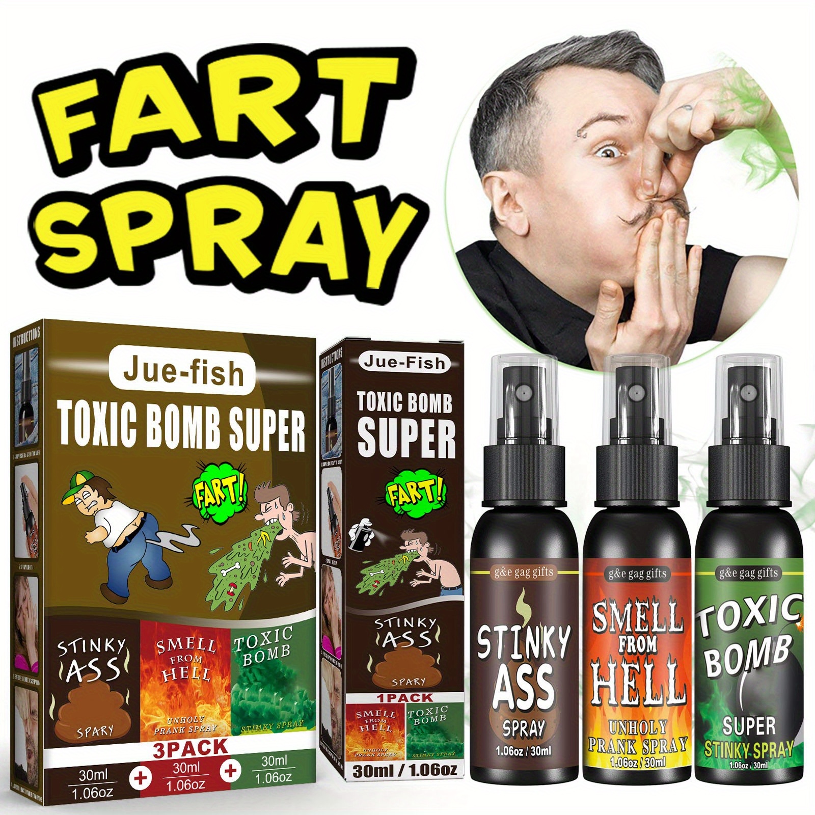 Liquid Smelly Spray Fart, Spray Fart Smell