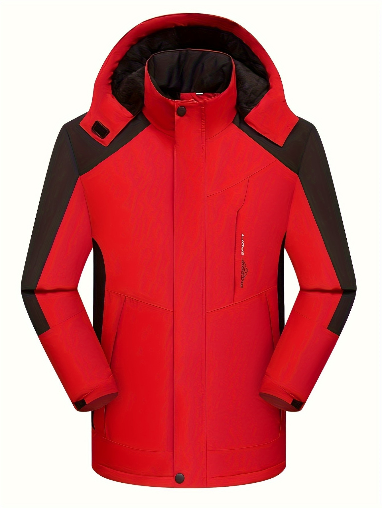 Chaqueta impermeable para mujer, chaqueta de forro polar con bolsillos,  rompevientos con capucha para senderismo, viajes y correr
