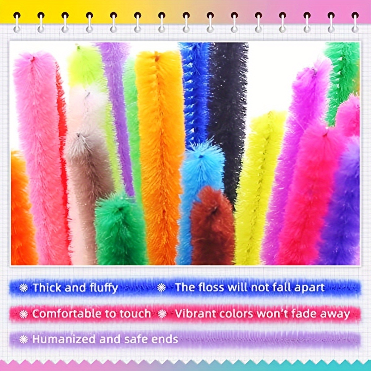 10 Different Colors For Making Diy Art Project Decorations, Fuzzy