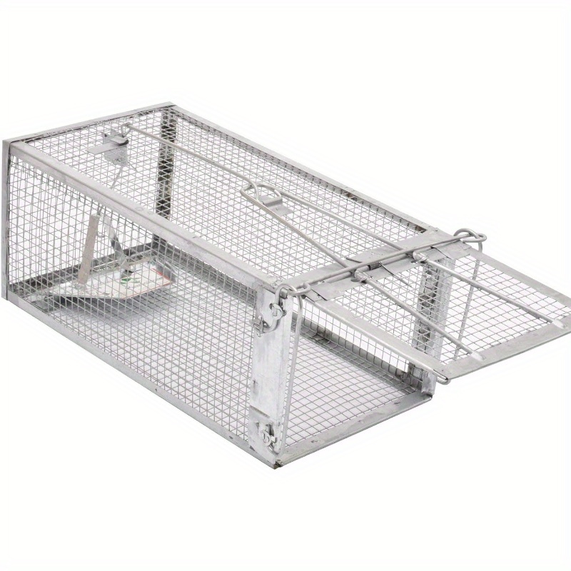 1pc Stainless Steel Reusable Crab Trap with Bait Cage and Cover - Temu  Canada