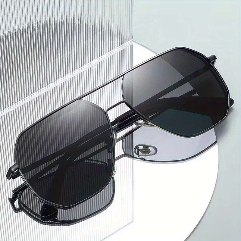 Cool Polarized Sunglasses Minimalist Men's Sunglasses Uv - Temu