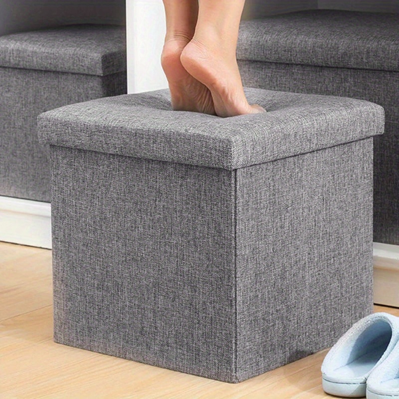 Deluxe Foldable Rocking Footrest, Adjustable Fold-Away Foot Stool with  Sherpa Cushion 