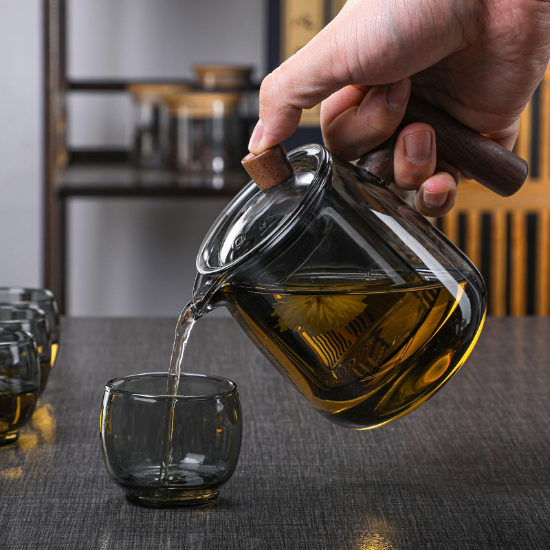Electric Ceramic Stove Glass Tea Maker Set Household Mini Boiling Water Tea  Stove High Temperature Resistance