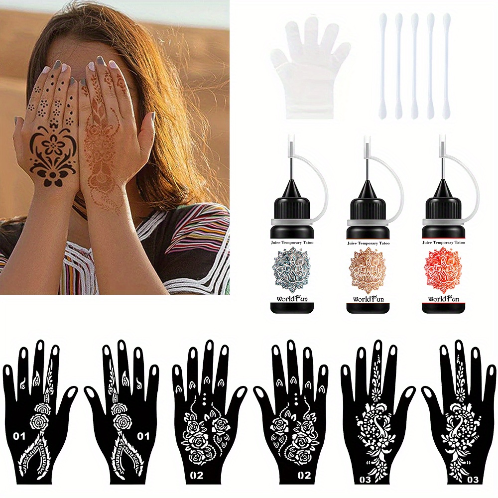 Henna Stencils - Temu