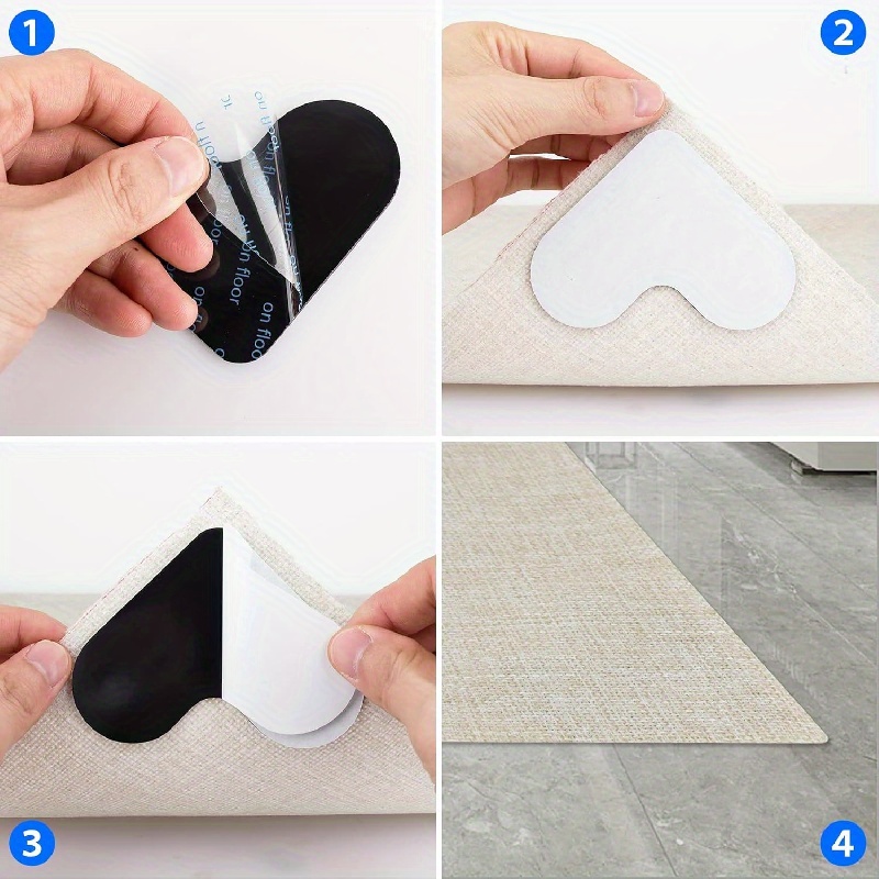 Non-slip Rug Pad Gripper For Hardwood Floors - Washable And