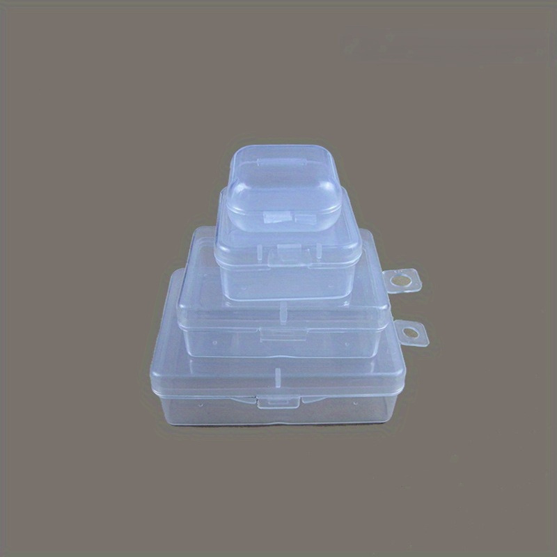 Caja Plástico Rectangular Caja Almacenamiento Pequeña Pp - Temu Chile