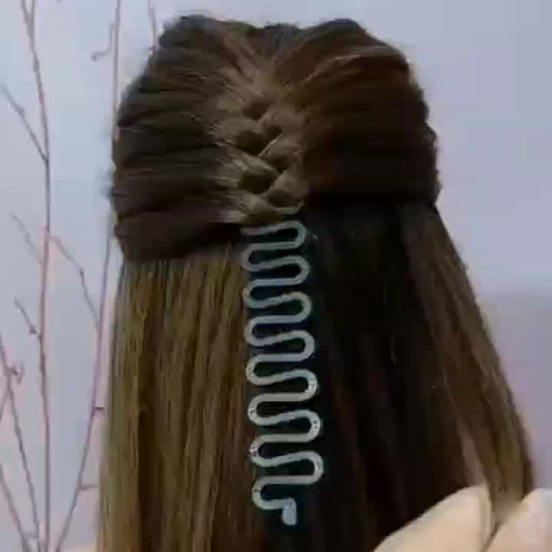 Diy Magic Hair Braiding Tool Effortlessly Create Fishbone - Temu