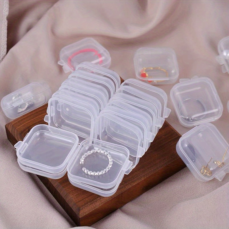 Mini Plastic Storage Containers Box Portable Pill Medicine - Temu