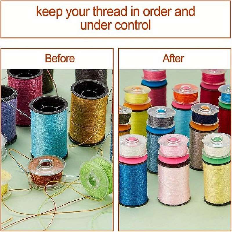 Keeping your thread and bobbins together.