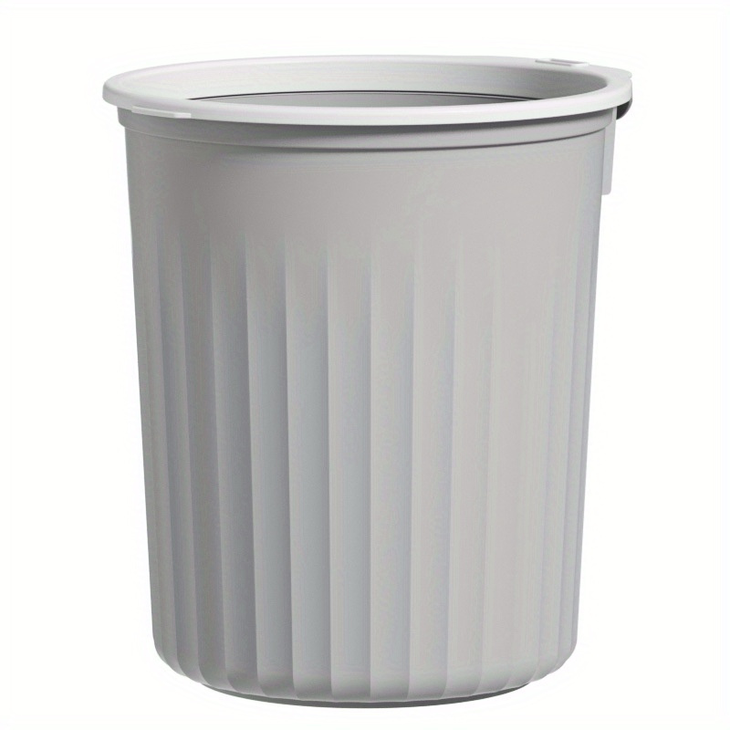 Plastic Lidless Trash Can, Medium Garbage Can With Pressure Ring, Kitchen  Bathroom Bedroom Living Room Dorm Office Toilet Garbage Can - Temu United  Arab Emirates