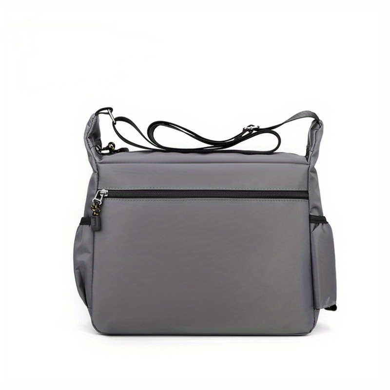 Trendy Nylon Flap Crossbody Bag, Cool Casual Zipper Shoulder Bag, Perfect  Messenger Bag For Daily Use - Temu