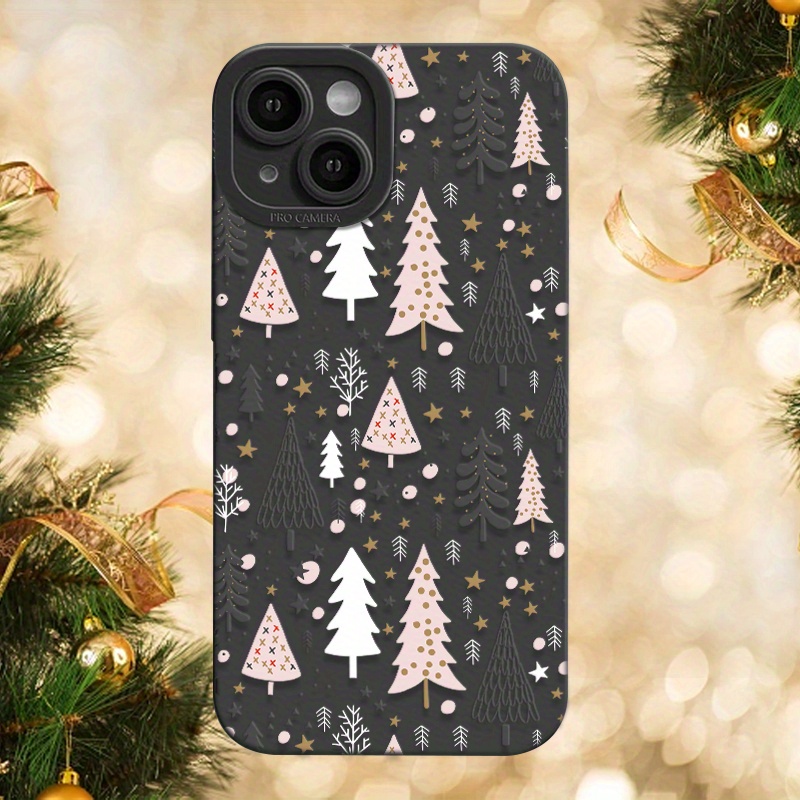 Christmas Trees Phone Case For IPhone 15 14 13 12 11 Pro Max XS Max X XR 8 7 6 6S Mini Plus SE Christmas Present Gift For Birthday Gir