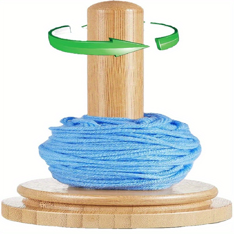 Knitting Wooden Crochet Yarn Holder For Needles Yarn Supplies Storage Stand  For Winding Crocheting Accessories For DIY Crafts - AliExpress