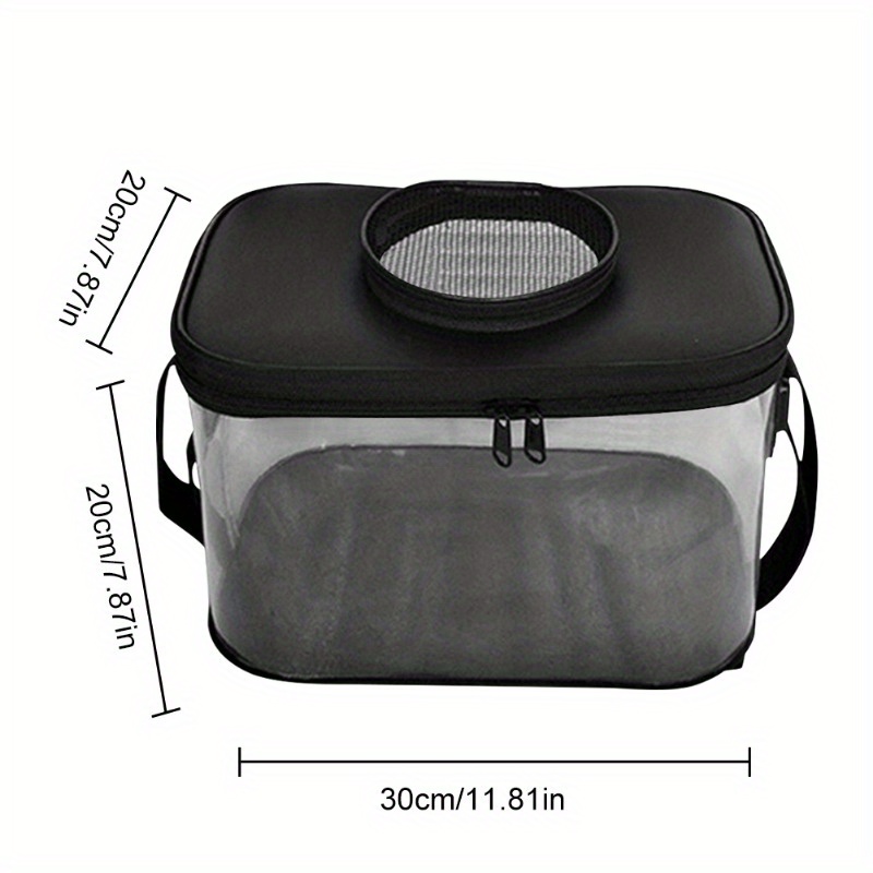 1pc Outdoor Transparent Fishing Bucket, Foldable Portable Breathable Fish  Barrel, Fishing Gear Accessories