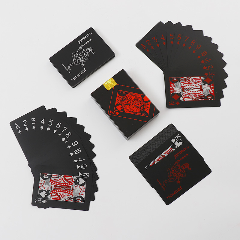 Poker Set PVC nuovo modello plastica impermeabile carte da gioco per adulti  gioco carte da Poker