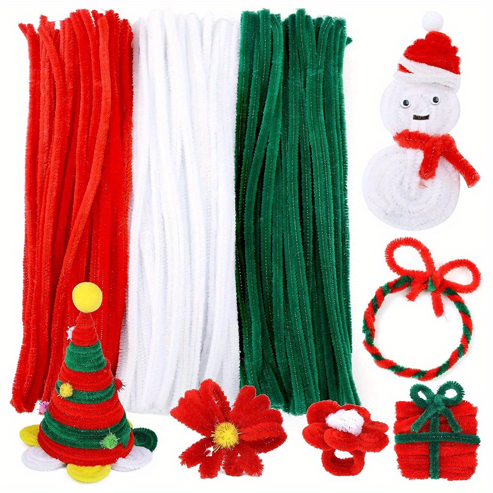 Christmas Glitter Twist Stick Craft Supplies Diy Arts And - Temu