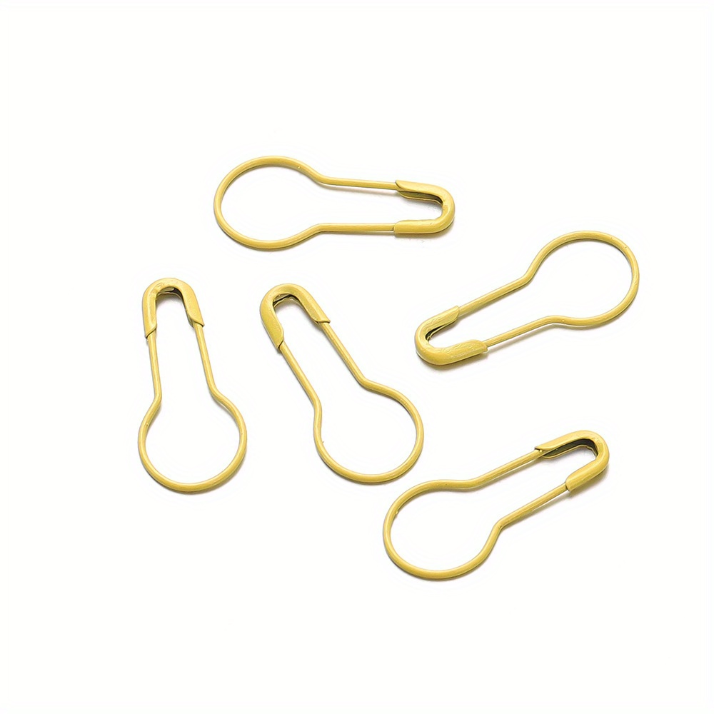 50pcs Small Safety Pins Gold 20mm Metal Safety Pins Sewing Making