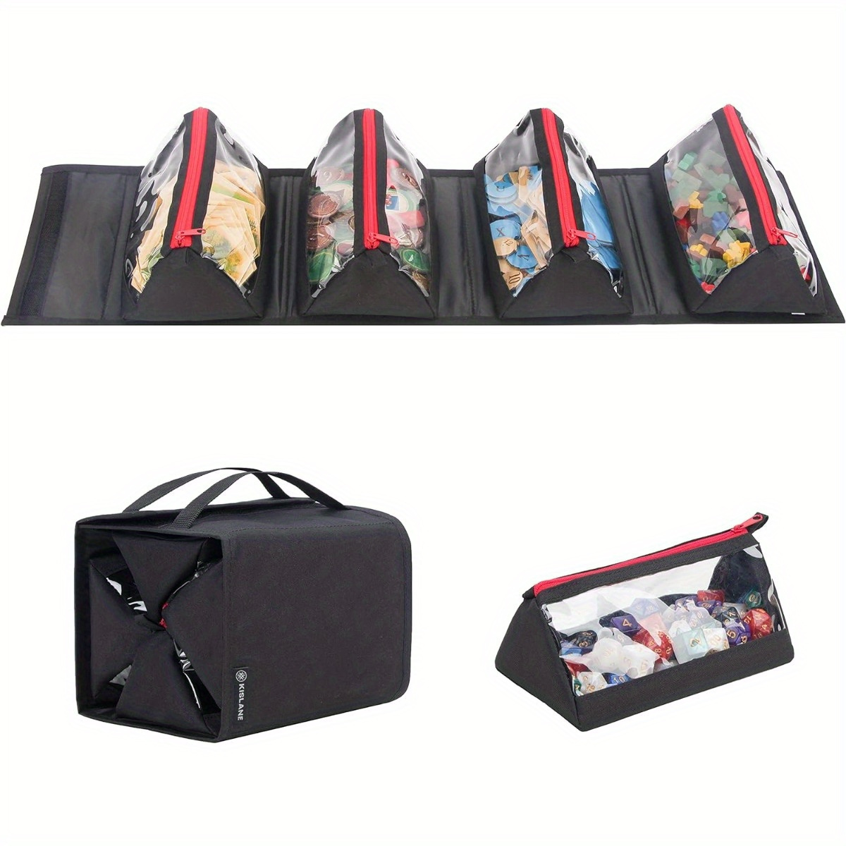 Bolsa de plástico Sunee con cierre zipper, de malla, paquete de 24, 6  colores, 9 x 13 pulgadas, resistente al agua, para suministros de oficina