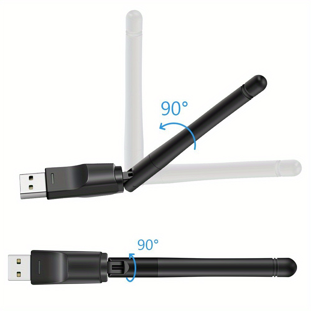 Comprar Antena inalámbrica WiFi USB MT-7601 adaptador LAN tarjeta de red  para decodificador de TV adaptador USB Wi-Fi