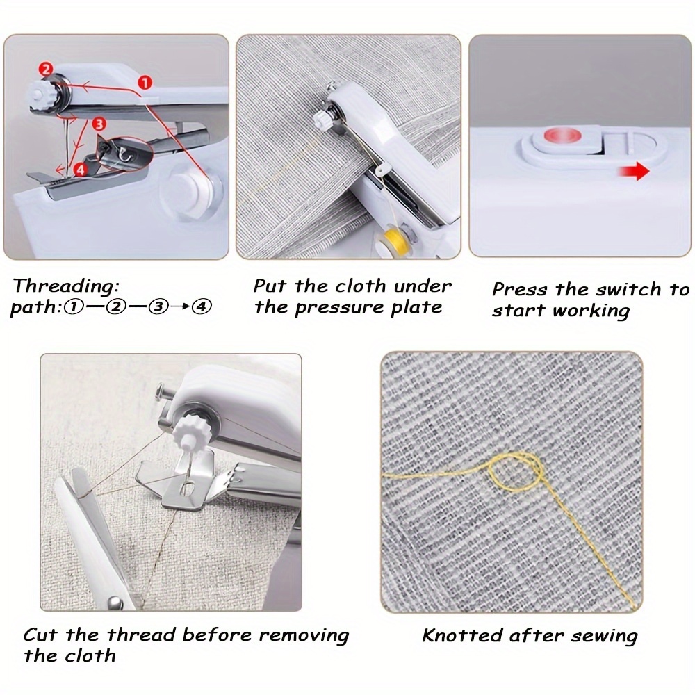 Handheld Portable Sewing Machine Multifunctional Mini - Temu