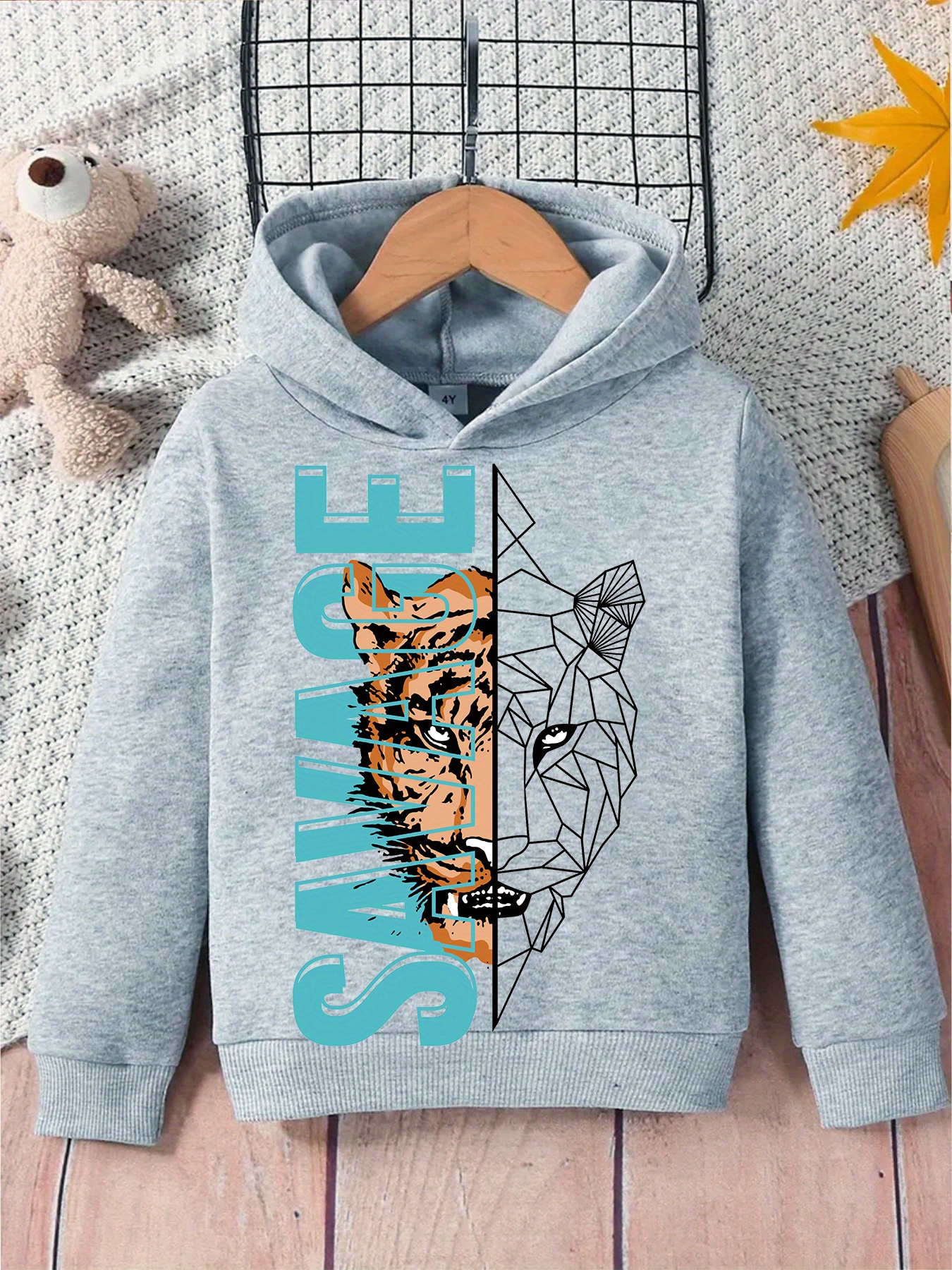 Kids tiger online hoodie