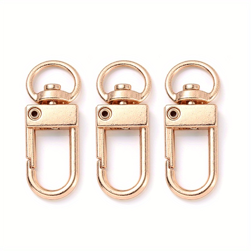 Keyring Accessory Metal Plated Keychain Rotating Key Buckle