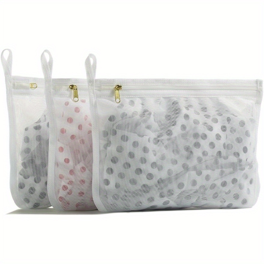 Cheap Zippered Mesh Laundry Wash Bags For Delicates Bra Lingerie Socks  Underwear