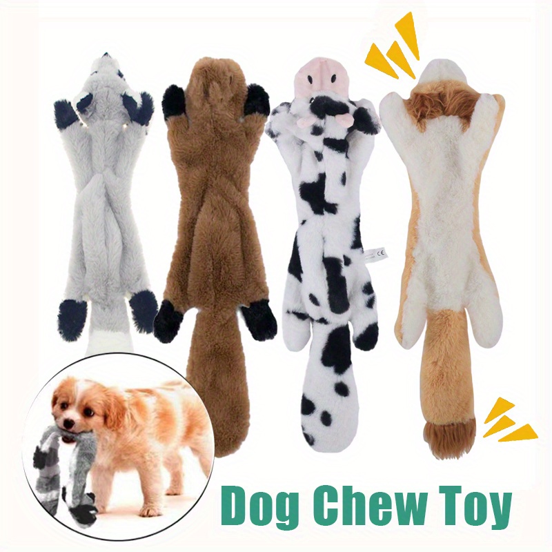 Cute Plush Toys Dog Squeaky Toys Funny Chew Toy Small Medium