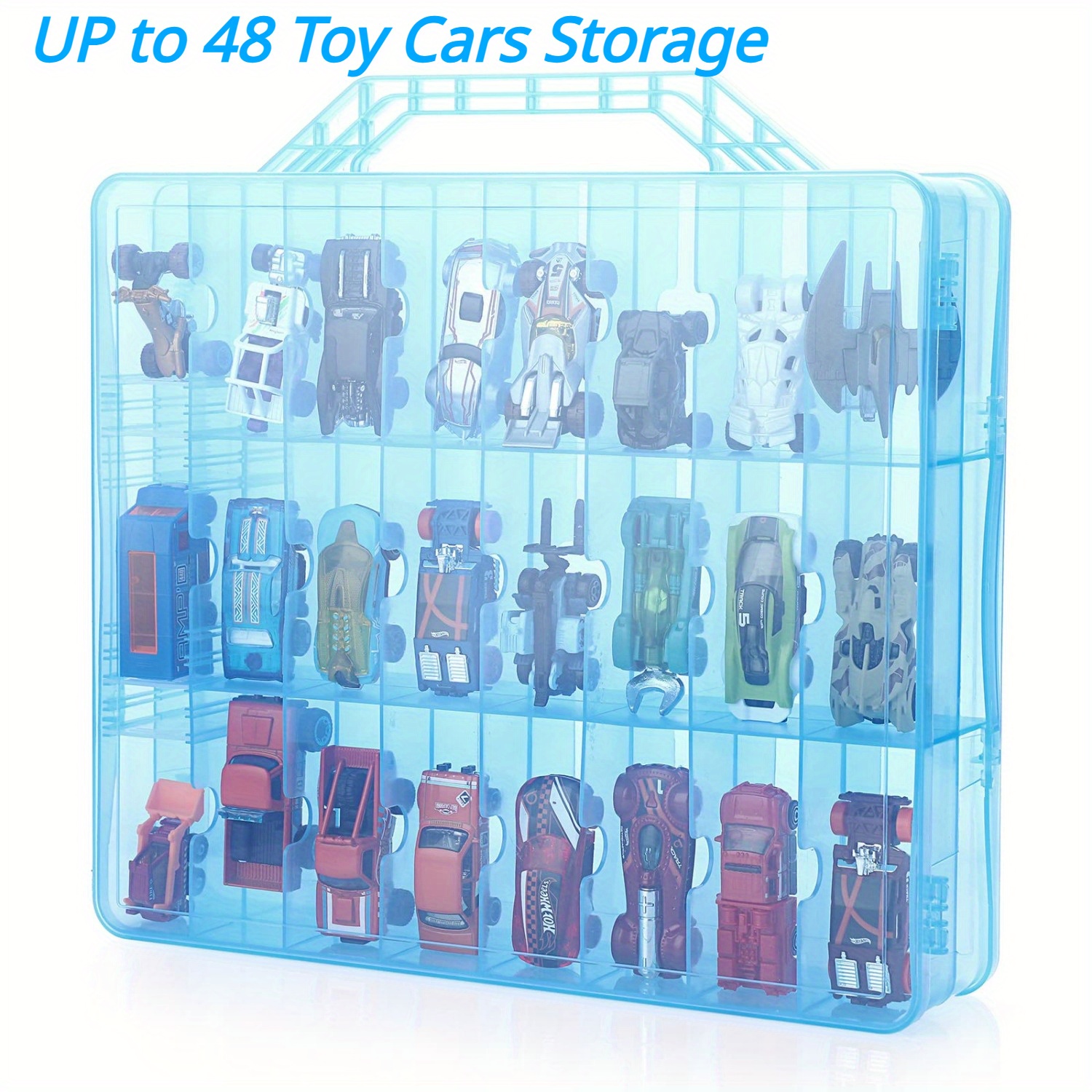  Toy Storage Organizer Case Compatible with Hot Wheels