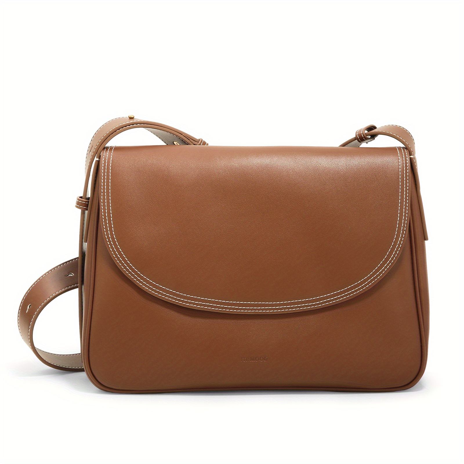 Vintage Classic Flap Handbag, Fashion Simple Faux Leather Small Crossbody  Bag, Women's Luxury Versatile Purse & Shoulder Bag - Temu
