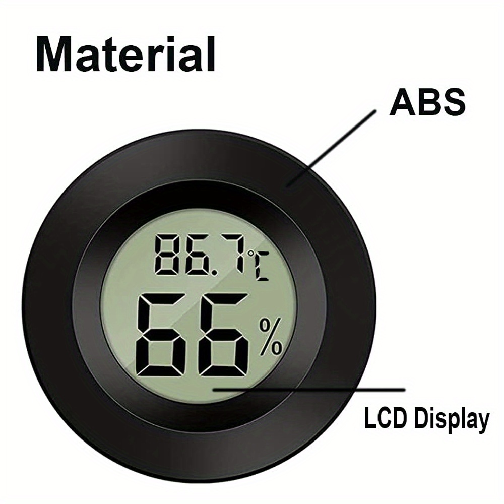 Mini Lcd Digital Thermometer Hygrometer Indoor Room Temperature Humidity  Meter Sensor Gauge For Home Station Weather - Temu