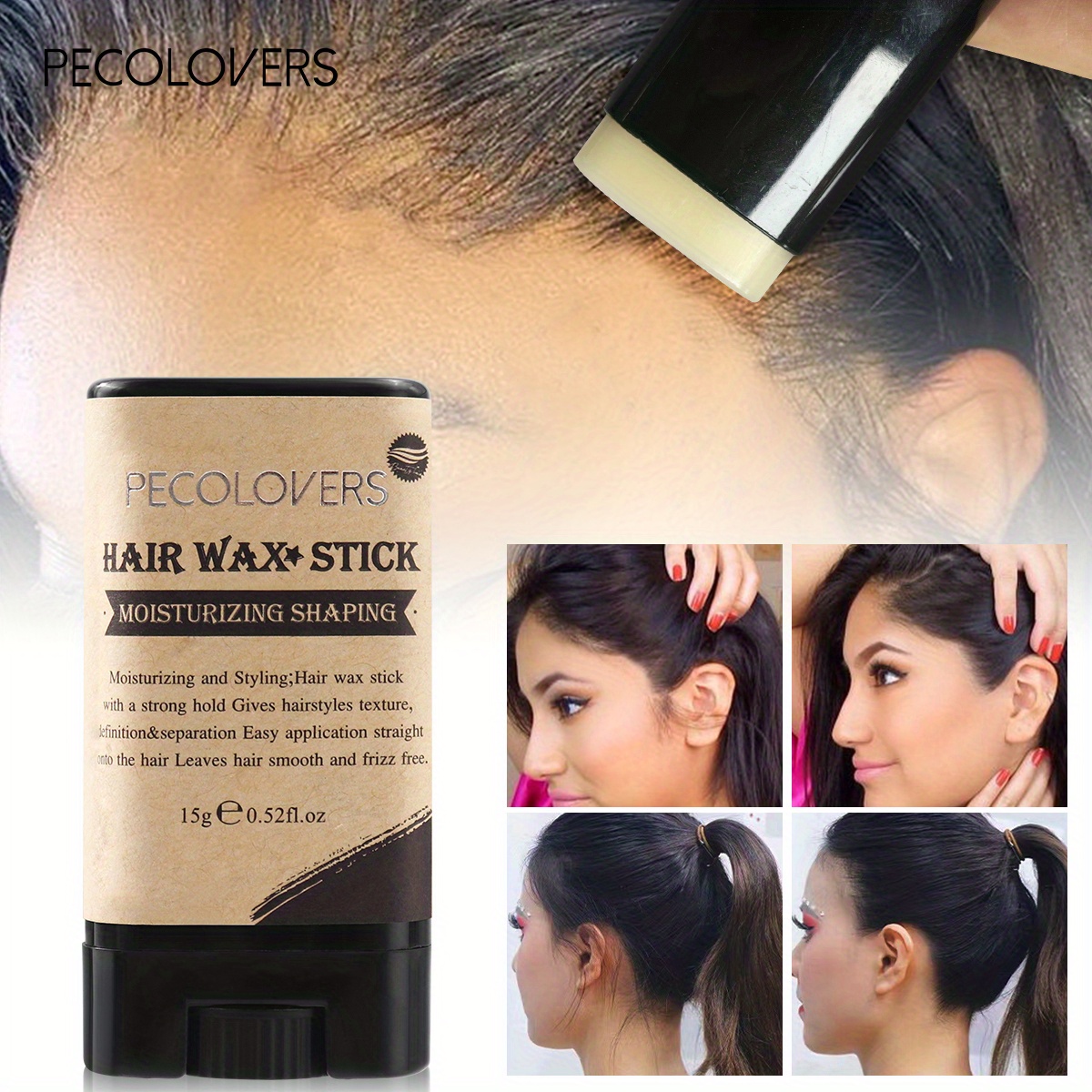 Hair Wax Stick, Wax Stick for Hair, Slick Stick for Hair  Non-greasy Styling Hair Pomade Stick, Strong Hold Makes Hair Look Neat and  Tidy : Beauty & Personal Care