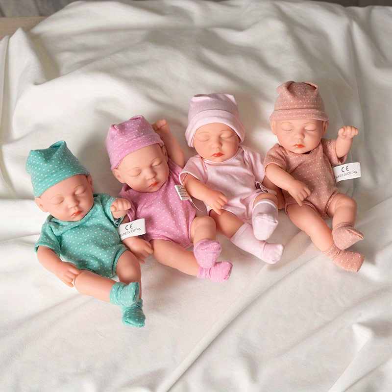 Silicone Vinyl Reborn Doll Enamel Soft Plastic Doll Toy - Temu