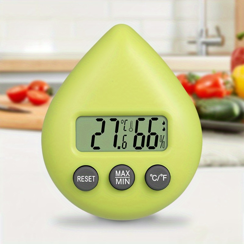 20-60℃/10-99% )water Drop Type Electronic Thermometer And
