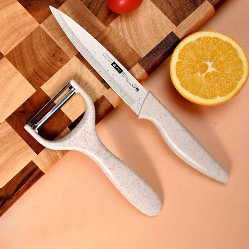 Household Fruit Knife With Knife Cover Portable Small Knife - Temu