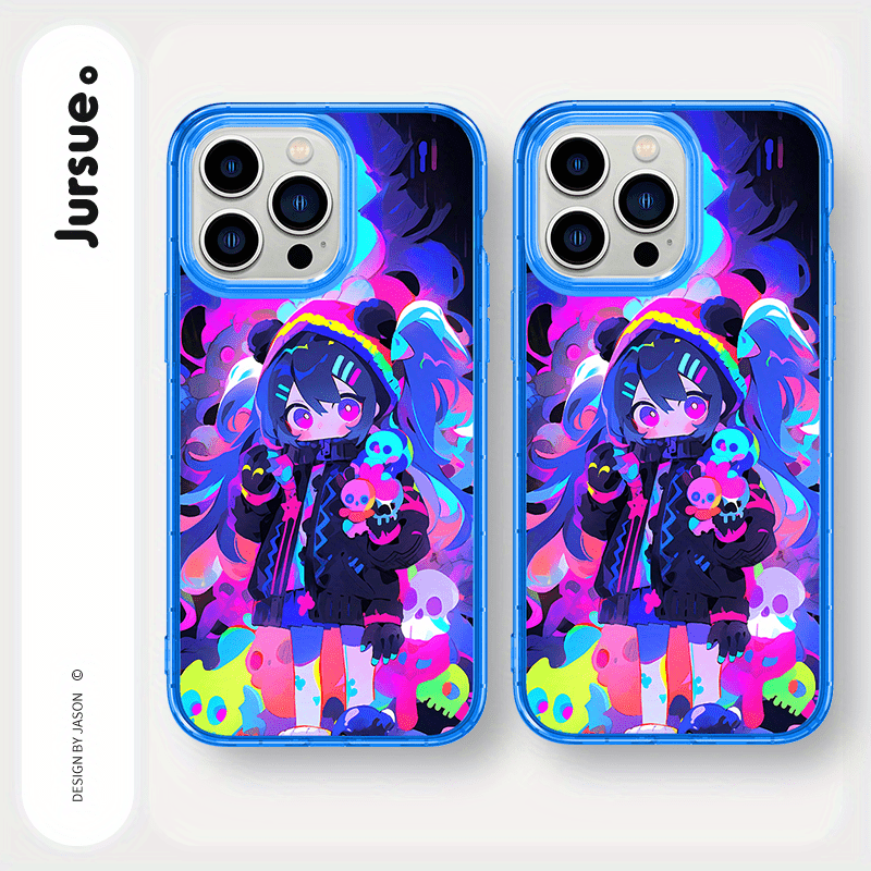 Funny Cartoon Anime Shockproof Soft Phone Case Iphone - Temu