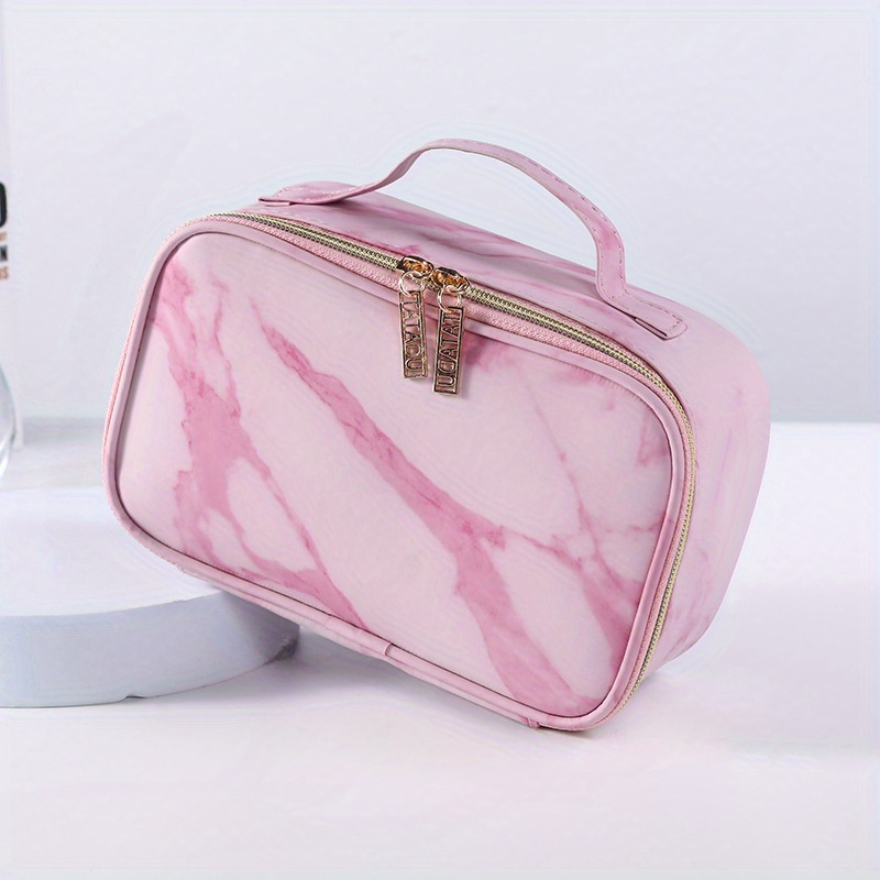 Marble Print Makeup Bag