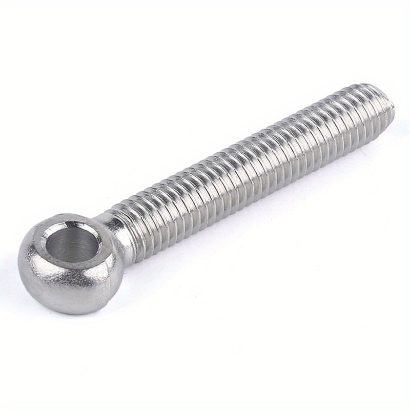 ☑️201Stainless Steel Loose Joint Screw Rings Loose Joint Fish Eye Bolt with  Hole Stainless Steel Loose Joint Screw Bolt