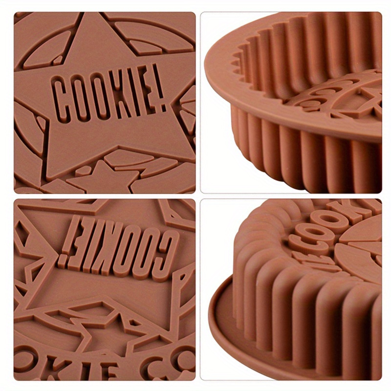 Giant Cookie Mold - Giant biscuit silicone baking mold from