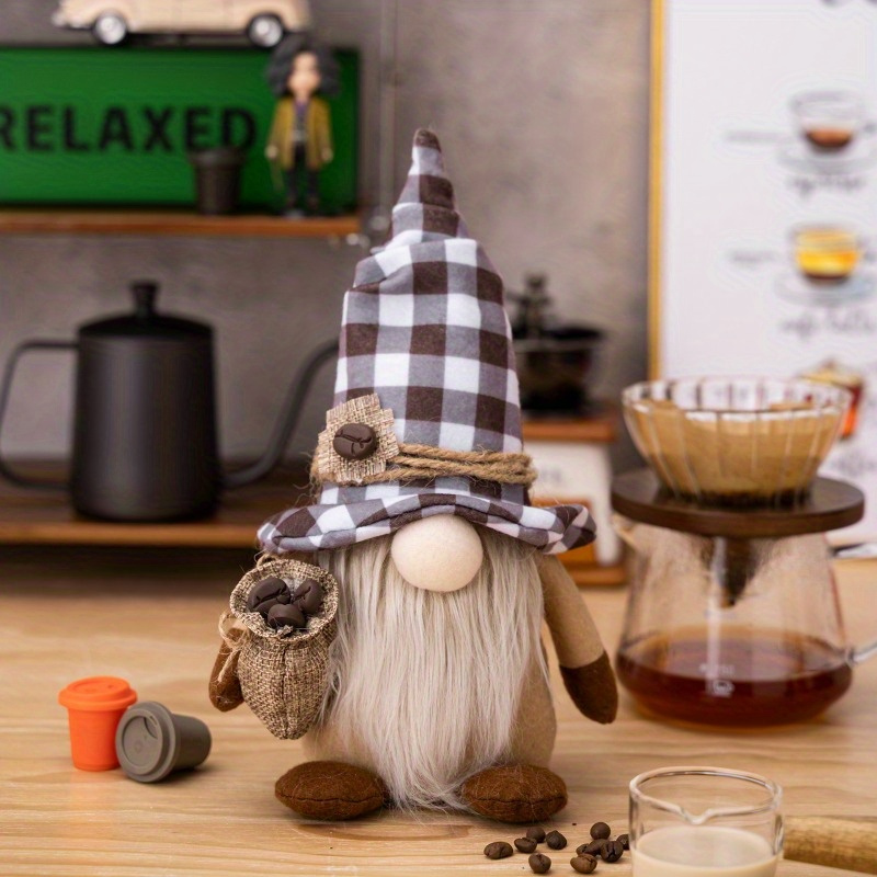 The Holiday Aisle® 2PCS Coffee Gnomes Coffee Bar Decor Accessories