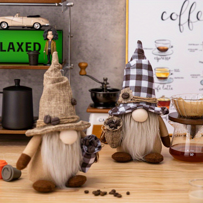 The Holiday Aisle® 2PCS Coffee Gnomes Coffee Bar Decor Accessories