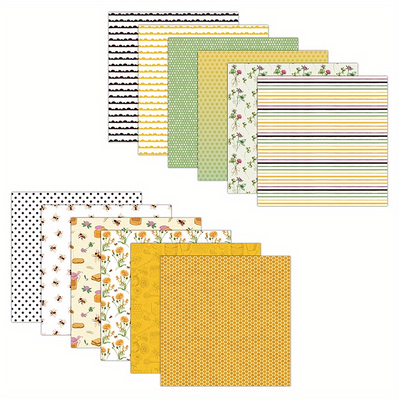 Aesthetic Scrapbook Paper Winter Style Pattern Diy Material - Temu