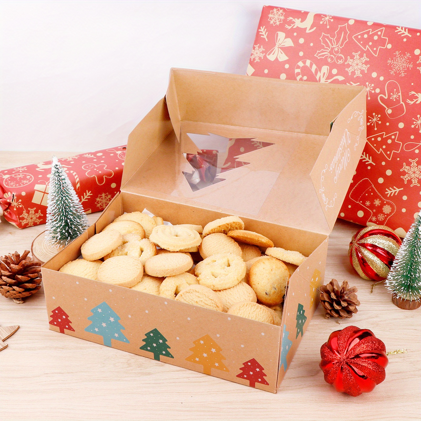 24 Cajas Galletas Navideñas Regalar Latas Pequeñas Galletas - Temu Chile